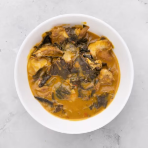 Oha soup with one swallow