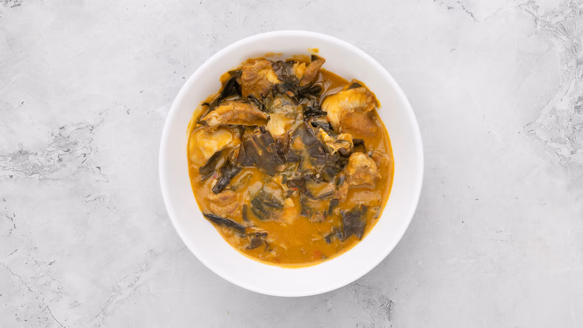 Oha soup with one swallow