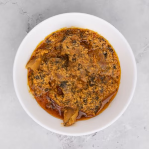 Egusi soup with one swallow