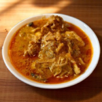 Groundnut soup with one swallow
