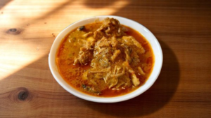 Groundnut soup with one swallow
