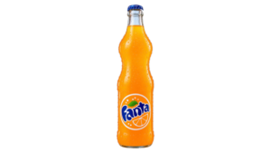 Nigerian Fanta in a glass bottle